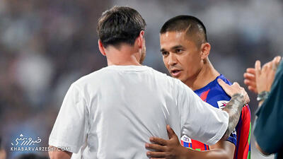 ملاقات فراموش‌نشدنی لیونل مسی و اسطوره فوتبال هند + عکس و فیلم