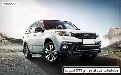  ام وی ام X33 اسپرت؛ بررسی جامع و مشخصات فنی