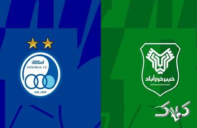 فیلم خلاصه بازی خیبر خرم آباد– استقلال تهران امروز دوشنبه ۲۴ آذر ۱۴۰۴ - مجله اینترنتی کولاک