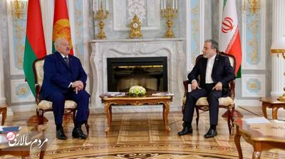 ملاقات و رایزنی عراقچی با لوکاشنکو - مردم سالاری آنلاین