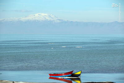 عکس/ افزایش ۴۰ سانتی تراز دریاچه ارومیه
