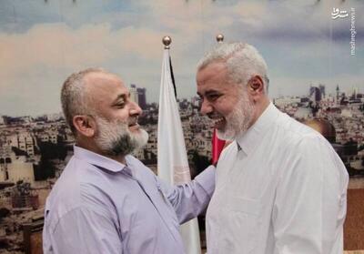  تصویری از شهیدان اسماعیل هنیه و رائد حسین سعد