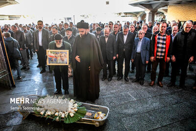 بدرقه آرام کامران فانی به آرامگاه ابدیش