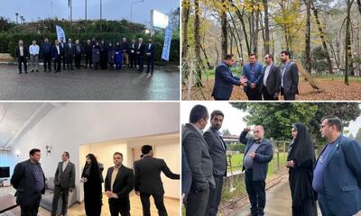  بازدید مدیرعامل، معاونین شرکت سرمایه‌گذاری ایرانگردی و جهانگردی از هتل‌های جهانگردی منطقه طبرستان