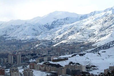 بارش برف و باران تا جمعه در تهران/ هوا سردتر می‌شود