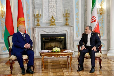 دیدار عراقچی با لوکاشنکو رئیس جمهور بلاروس