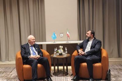 دیدار غریب‌آبادی با معاون دبیرکل سازمان ملل در ریاض