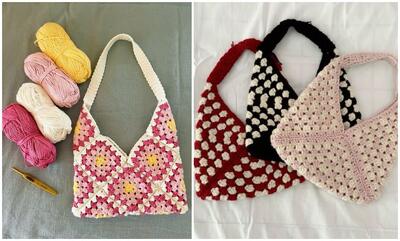  کیف‌های موتیف دستبافت؛ ترند جدید استایل هنری و مینیمال