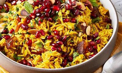  انار پلو شیرازی؛ یک انتخاب فوق‌العاده برای سفره شب یلدا