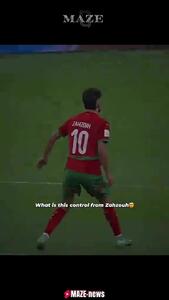 ویدئو: کنترل توپ جالب بازیکن مراکش در رقابت‌های عرب کاپ - پارس فوتبال