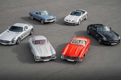 گنجینه ۴٫۵ میلیون دلاری، حراج شش مرسدس بنز افسانه‌ای - پدال