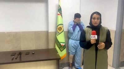 گزارش تصویری خبرنگار رکنا از بازداشت موبایل قاپ محدوده سنائی تهران