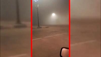  فیلم مه گرفتگی بسیار شدید در دهلران