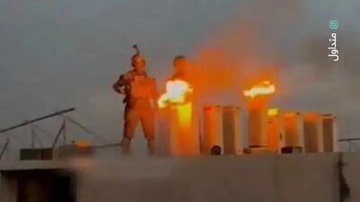 اقدام جنجالی سربازان اسرائیلی بر بالای خرابه‌های بیمارستان غزه