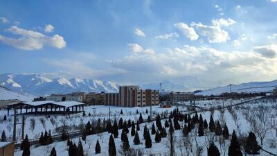 عکس دیدنی از بارش برف در اراک - سلام نو