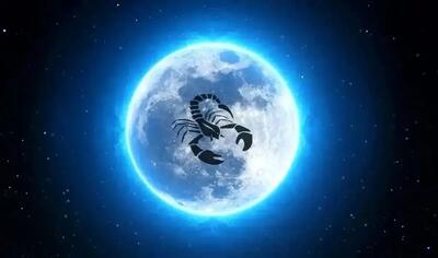 زمان قمر در عقرب آذر ۱۴۰۴