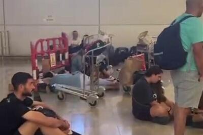 وحشت در فرودگاه بن گوریون | پرواز دبی در آستانه پرواز تخلیه شد