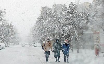  بارش برف سنگین از سه‌شنبه تا پنج‌شنبه ۲۷ آذر