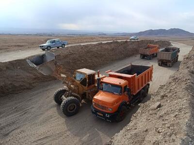  تداوم عملیات اجرایی خط انتقال آب در بینالود