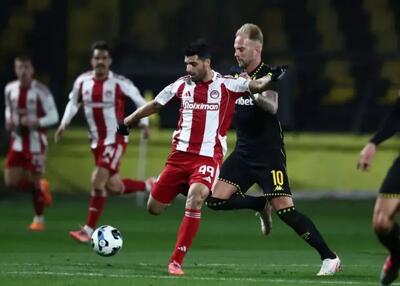 آریس سالونیکی ۰-۰ المپیاکوس؛ فاصله یاران طارمی با تیم دوم جدول کاهش یافت