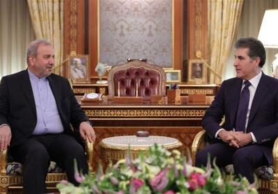 عراق| دیدار آل صادق و بارزانی/ تاکید بر تقویت روابط تهران-اربیل - تسنیم