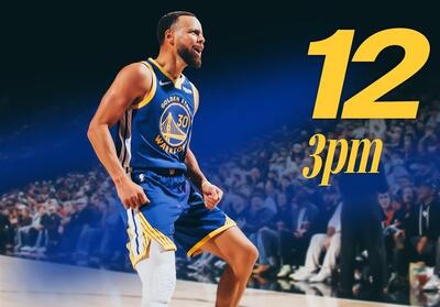 رکورد جدید استیفن کری/ ستاره گلدن استیت وریرز تاریخ‌ساز شد - تسنیم