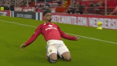 گل اول منچستریونایتد به بورنموث (دیالو)