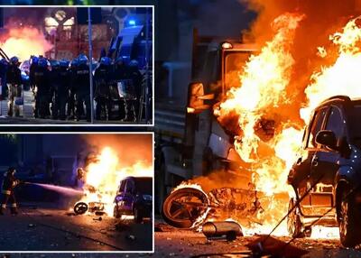 تصاویر شوکه‌کننده درگیری اولتراهای اینتر و جنوا