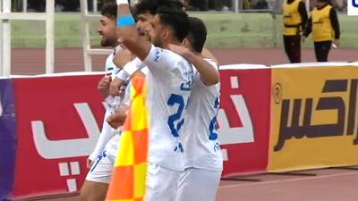 گل اول استقلال به خیبر (آسانی)