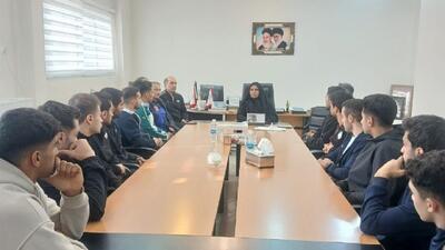 دیدار ژیمناست‌های دعوت شده به اردوی تیم ملی هنری با سرپرست فدراسیون ژیمناستیک