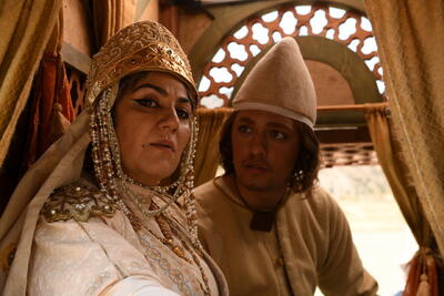 ستاره اسکندری و حسام منظور در نقش مادر و پدر سلمان فارسی