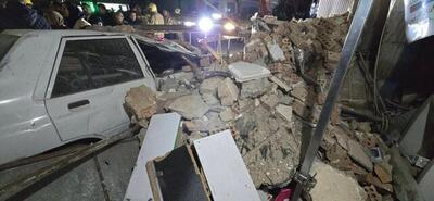 جزئیات ریزش ساختمان در یافت‌آباد