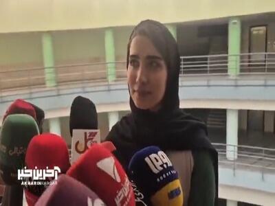 هانیه رستمیان، ملی‌پوش تیراندازی: همچنان مشکل فشنگ و وارد کردن آن را داریم.