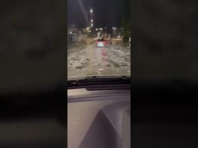  شهر اشغالی ایلات در آب غرق شد