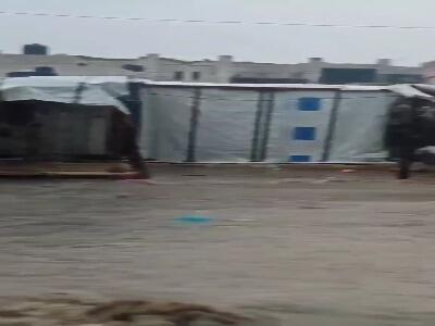  جاری شدن سیل در غزه