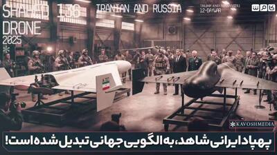  پهپاد ایرانی شاهد، به الگویی جهانی تبدیل شده است!