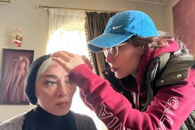 پشت‌صحنه گریم پانته‌آ پناهی‌ها در سریال هزار و یک شب (فیلم)