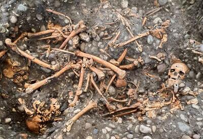 بقایای «دار مجازات» به همراه اسکلت اعدام‌شدگان بعد از 400 سال از زیر خاک بیرون آمد