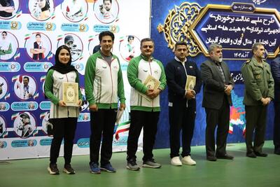  برگزاری مراسم «طرح ملی عدالت برخورداری تجهیزات تیراندازی به هیات‌های استانی و آیین تجلیل از مدال آوران و افتخار آفرینان سال ۱۴۰۴»   