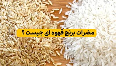  مضرات برنج قهوه ای چیست؟