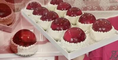  آموزش کامل چیز کیک فانتزی انار مخصوص شب یلدا !