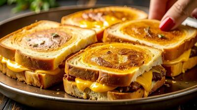  طرز تهیه یک صبحانه ۵ دقیقه ای با نون تست/ وقتی صبحها وقت ندارم، اینو آماده می کنم!
