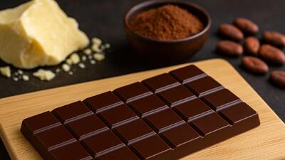  طرز تهیه شکلات بدون قند واقعی در خانه/ فقط با دو ماده اولیه !