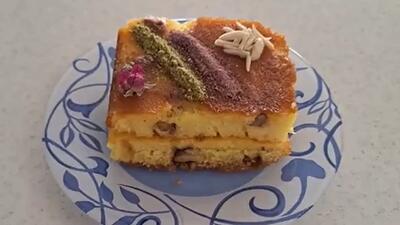  درست کردن خاگینه با گردو و شهد اگه یکبار درست کنی عاشقش میشی