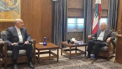  سفیر ایران در لبنان با رئیس پارلمان این کشور دیدار کرد