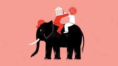 تهدید واقعی رمزارزها برای بانک‌های آمریکا