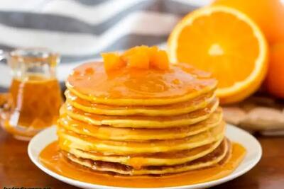  طرز تهیه پنکیک پرتقالی با یک طعم جدید و بی نظیر