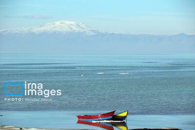 تصاویر: افزایش ۴۰ سانتی تراز دریاچه ارومیه