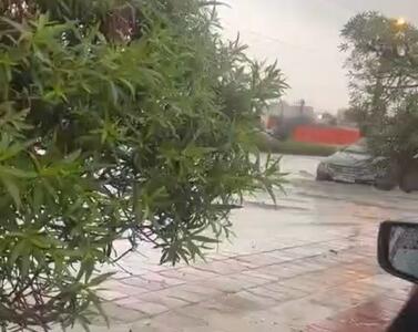ببینید/ بارش سنگین باران در بندرعباس