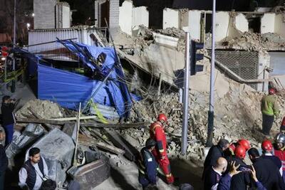 حادثه هولناک در تهران؛ ساختمان مسکونی در یافت‌آباد ریزش کرد + جزئیات عملیات نجات